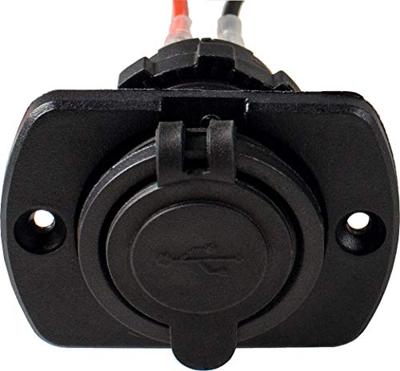 AS Schwabe USB 2-voudig inbouwdoos caravan, zwart USB 2-voudig inbouwdoos caravan, zwart