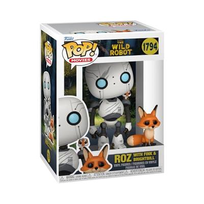 Funko Pop! Figuur - The Wild Robot - Roz met Joli-Bec & Escobar - 10 cm Vinyl - Zorgvuldige details