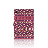 Samsung Galaxy Tab S7 FE | S7+ | S8+ Tablet Hoes Aztec Paars - thumbnail