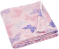Playshoes fleece babydeken Vlinder Lichtroze - thumbnail