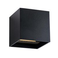 GardenLights Vierkante muurlampMauri 12v 10cm zwart - 3177011 - thumbnail