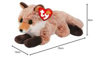 TY Beanie Babies Knuffel Vos Fredrick 15 cm - thumbnail