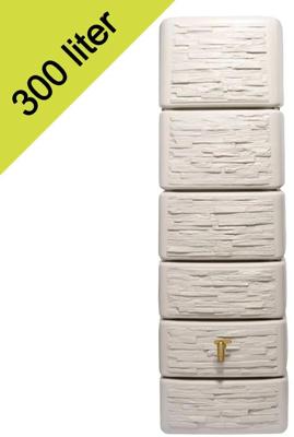 Garantia design regenton slim 300 liter stone decor beige