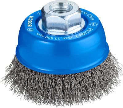 Bosch Accessories Komborstel, staal, gegolfde draad, 75 mm, 0,3 mm, 12.500 omw/min, M 14 Bosch Power Tools 2608622098 1 stuk(s) Bosch Accessories Komborstel, staal, gegolfde draad, 75 mm, 0,3 mm, 12.500 omw/min, M 14 Bosch Power Tools 2608622098 1 stuk(s)