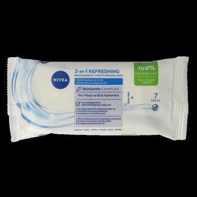 Nivea 3-in-1 Verfrissende Reinigingsdoekjes Nivea 3-in-1 Verfrissende Reinigingsdoekjes