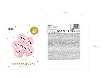 Ballonnen Paard Roze (6st)