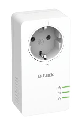 PowerLine AV2 1000 HD Gigabit Passthrough Kit DHP-P601AV - Bridge - GigE, HomePlug AV (HPAV) 2.0, IEEE 1901 - FR/BE - aansluitbaar aan muur
