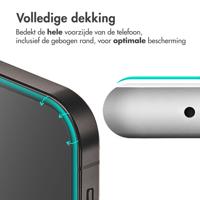Accezz Gehard Glas Full Cover Screenprotector met applicator Samsung Galaxy A54 / S23 FE Smartphone screenprotector Transparant - thumbnail