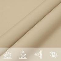 VidaXL Zonnezeil 7x5x5 m 100% polyester oxford beige - thumbnail
