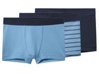lupilu Set van 3 kinder boxers (Donkerblauw/blauw, 98/104) - thumbnail