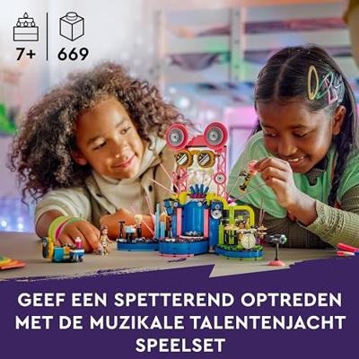 LEGO friends - heartlake city muzikale talentenjacht constructiespeelgoed (42616)