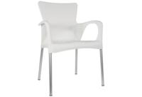 Terrasstoel Bella Wit - thumbnail