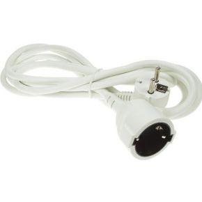 Verlengkabel 10 meter wit met randaarde Verlengkabel 10 meter wit met randaarde