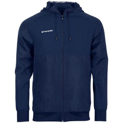 Stanno 403001 Centro Hooded Micro Jacket - Navy - S Stanno 403001 Centro Hooded Micro Jacket - Navy - S