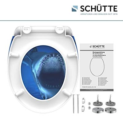 Duroplast WC-bril SHARK met soft-close en quick-release - thumbnail