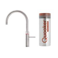Quooker Fusion round met PRO3 boiler 3-in-1 kokend water kraan RVS - thumbnail