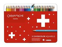 Kleurpotl caran d ache swisscolor aquarel 30st ass - thumbnail