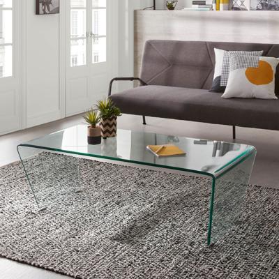 Kave Home glazen salontafel 'Burano', 120 x 60cm