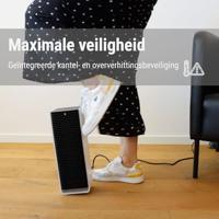 2-in-1 verwarming/ventilator - Keramische verwarming + ventilator - Stadler Form - Sam - Compact - Zwart - thumbnail