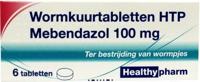 Mebendazole Worm Treatment 6 Tablets Healthypharm - thumbnail