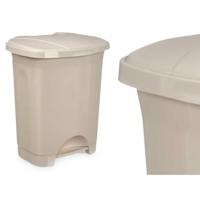 Pedaalemmer Beige Plastic 10 L (8 Stuks) - thumbnail