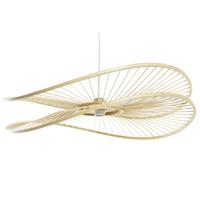 Plafondlamp DKD Home Decor Natuurlijk Bamboe 50 W 70 x 65 x 23 cm - thumbnail