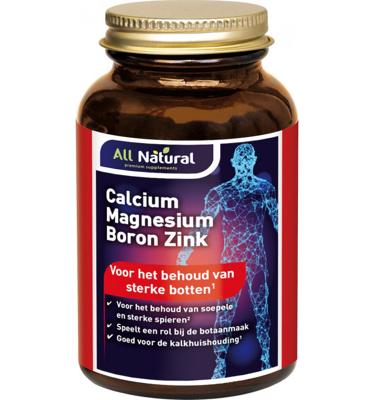 All Natural Calcium Magnesium Boron Zink Tabletten