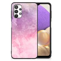 Kleurrijke Telefoonhoesje Samsung Galaxy A32 5G Pink Purple Paint - thumbnail