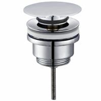 Wiesbaden Caral draaiwaste afvoerplug 5/4" chroom - thumbnail