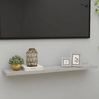 VidaXL Wandschap zwevend 120x23,5x3,8 cm mdf betongrijs - thumbnail