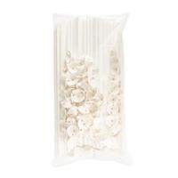 100 Ballonstokjes Wit Biologisch Afbreekbaar (40cm) - thumbnail