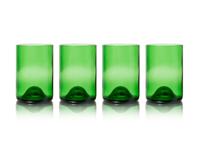 Rebottled glazen - 4-pack - green - thumbnail