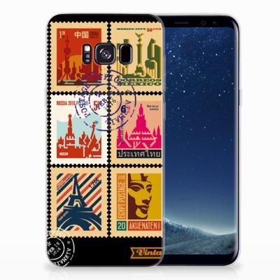 Samsung Galaxy S8 Plus | Silliconen Back Cover | Postzegels