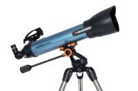 Celestron 22403 Inspire 100AZ Refractortelescoop met ingebouwde smartphone-adapter, Blauw - thumbnail