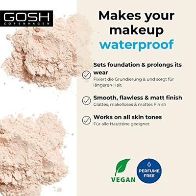 Gosh Waterproof Setting Powder 7 g 01 Transparant Gezichtspoeder Gosh Waterproof Setting Powder 7 g 01 Transparant Gezichtspoeder