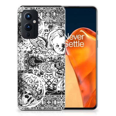 Silicone Back Case OnePlus 9 Skulls Angel Silicone Back Case OnePlus 9 Skulls Angel