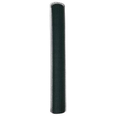 VidaXL Hexagon hek groen 1,4 x 10 m pvc