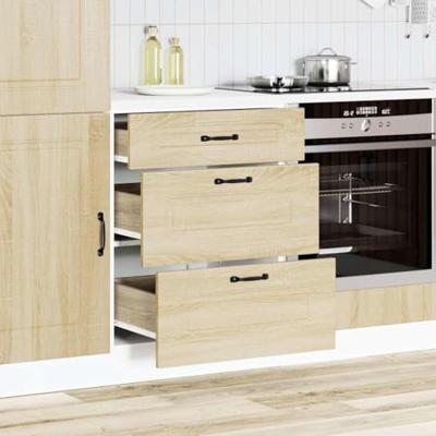 Onderkast Kalmar bewerkt hout sonoma eikenkleurig