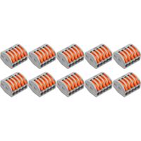 Lasklem Set 10 Stuks - 5 Polig Grijs/Oranje - Veilig en Efficiënt - thumbnail