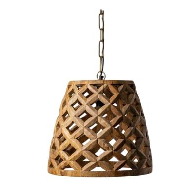 Plafondlamp Home ESPRIT Mangohout 41 x 41 x 40 cm