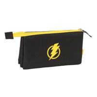 Pennenetui met 3 vakken Kings League Rayo de barcelona Zwart 22 x 12 x 3 cm - thumbnail