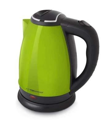 Esperanza EKK113G waterkoker 1,8 l 1800 W Zwart, Groen
