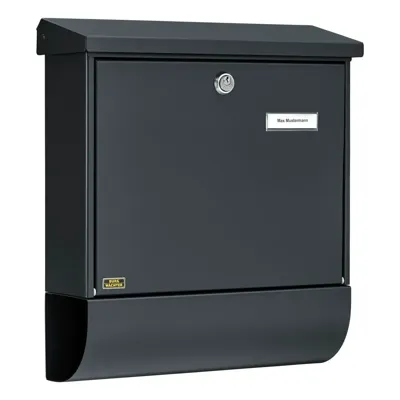 Burg Wächter 38210 VARIO 8672 ANT Brievenbus Plaatstaal Antraciet Sleutelslot