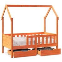 Kinderbedframe met lades 80x170 cm massief grenenhout - thumbnail