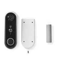 SmartLife Videodeurbel | Wi-Fi | Batterij Gevoed | Android & iOS | HD 720p | Cloud / MicroSD | IP54 | Met bewegingssensor | Nachtzicht | Wit/Zwart - thumbnail