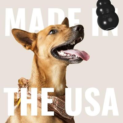 Hondenspeelgoed rubber extra large zwart Kong - Kong