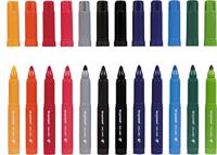 Viltstift bruynzeel kids big point set 12 kleuren | 10 stuks - thumbnail