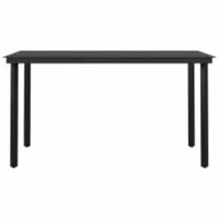 5-delige Tuinset poly rattan glas bruin - thumbnail