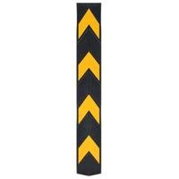 VidaXL Hoekbeschermers reflecterend 80 cm rubber 10 st - thumbnail