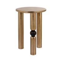Richmond Ronde Bijzettafel 'Marshall' 38cm, kleur Goud - thumbnail